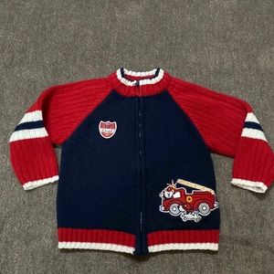 Little Rebels Zip Up Sweater Size 24 Months